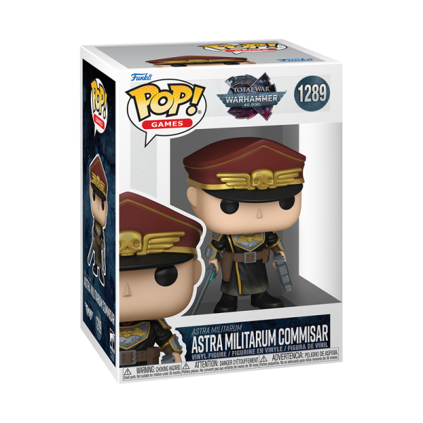FUNKO POP! Vinyl Figur Games Total Warhammer 40000 Astra Militarum Commisar 1289